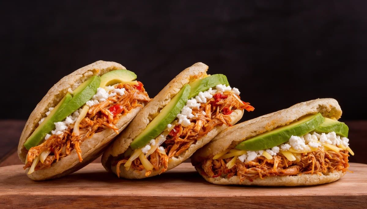 Arepas frescas del obrador Doquier en A Coruña