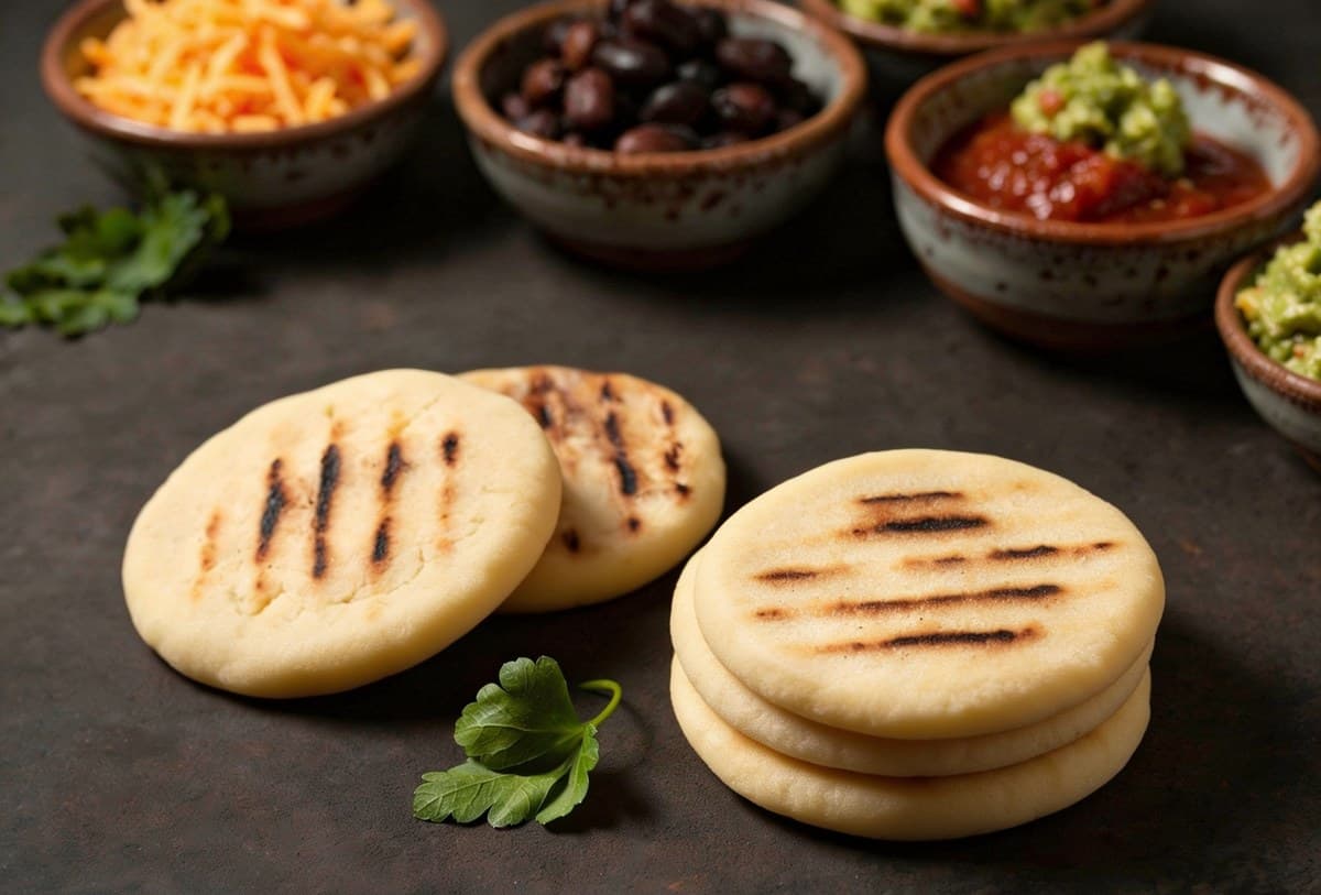 Arepas de maíz artesanas en A Coruña